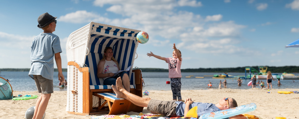 Strandtag mit Strandkorb